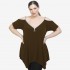A22-123AKF Alpha blouse - Brown