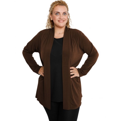 B19-140 Classic cardigan - Brown