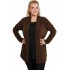 B19-140 Classic cardigan - Brown