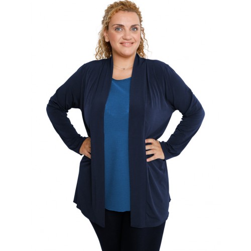 B19-140 Classic cardigan - Navy Blue
