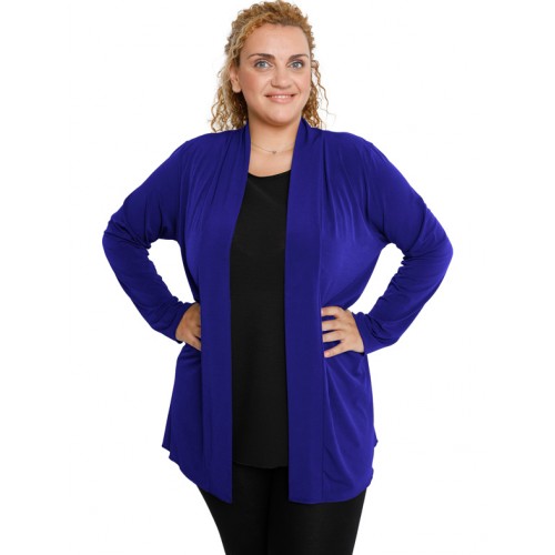 B19-140 Classic cardigan - Royal Blue