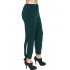 B19-151 Fitted capri pants - Petrol