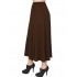 B19-160 Fitted closh skirt - Brown