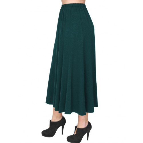 B19-160 Fitted closh skirt - Petrol