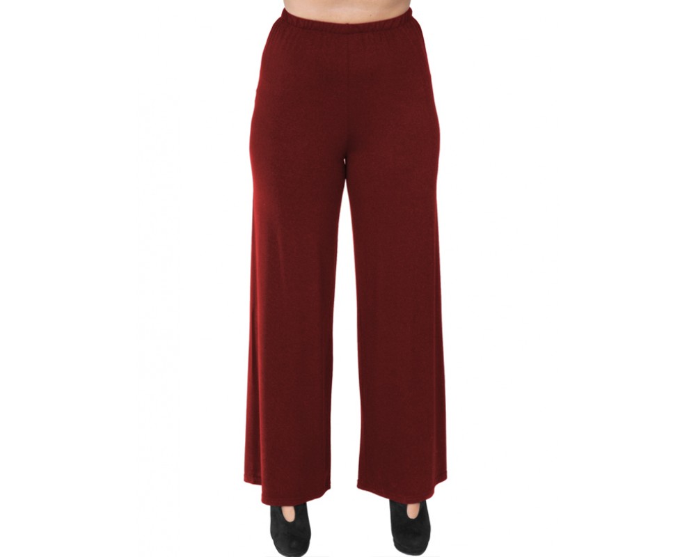 B19-167 Fitted culuotte - Bordeaux Plus Size