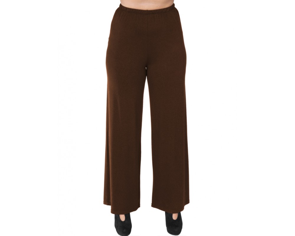 B19-167 Fitted culuotte - Brown Plus Size
