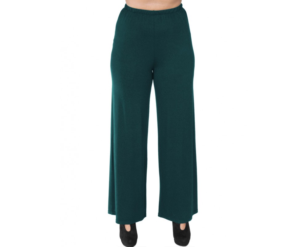 B19-167 Fitted culuotte - Petrol Plus Size