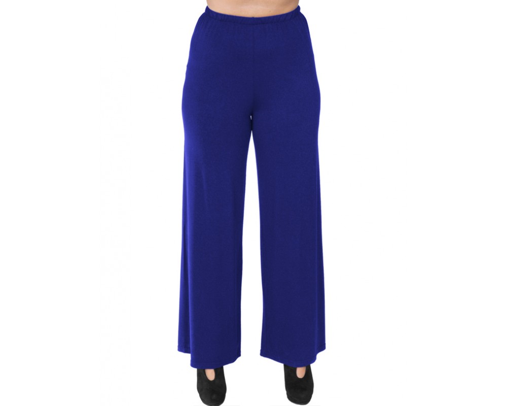 B19-167 Fitted culuotte - Royal Blue Plus Size