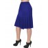 B19-168 Evaze fitted skirt with ruffles - Royal Blue