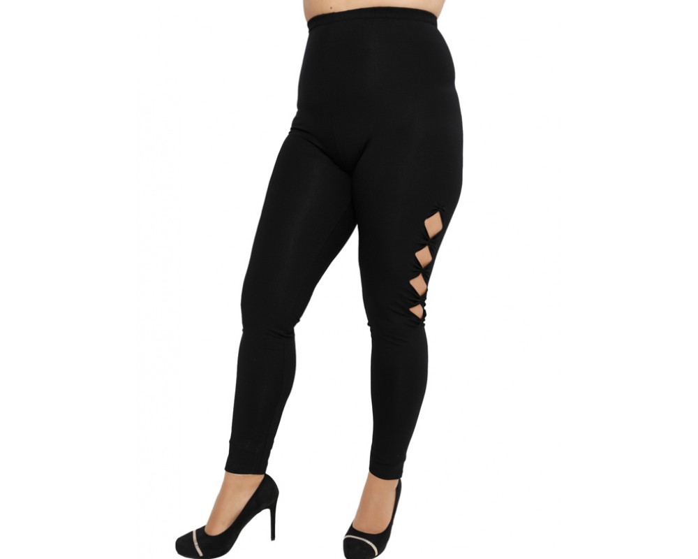B19-263F Leggings with bows Plus Size