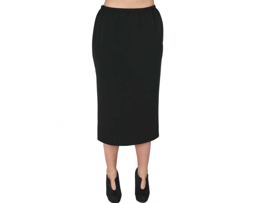 B19-755 Fitted skirt Plus Size