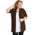 A20-140 Classic cardigan - Brown