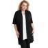 A20-142 Classic long cardigan - Black