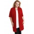 A20-142 Classic long cardigan - Bordeaux