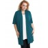 A20-142 Classic long cardigan - Petrol
