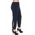 A20-151 Fitted capri pants - Navy Blue