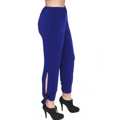 A20-151 Fitted capri pants - Royal Blue