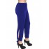 A20-151 Fitted capri pants - Royal Blue