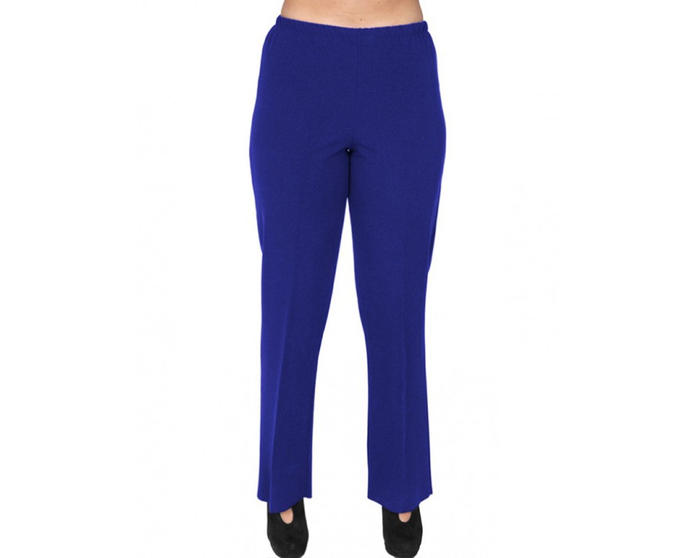 A20-152 Fitted pants - Royal Blue Plus Size