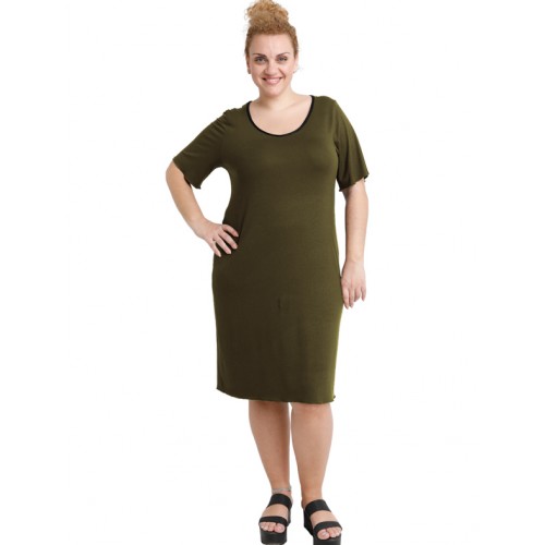 A20-200V Classic dress - Khaki