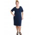 A20-200V Classic dress - Navy Blue
