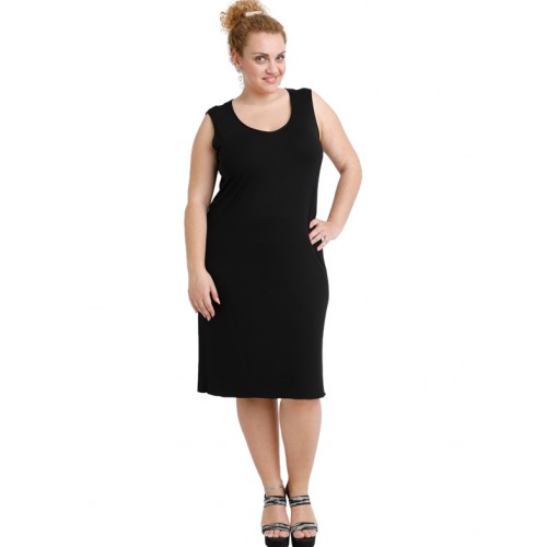 A20-201V Classic dress top - Black