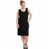A20-201V Classic dress top - Black