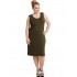 A20-201V Classic dress top - Khaki