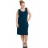 A20-201V Classic dress top - Petrol