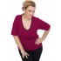 A20-208V Classic blouse - Fuchsia