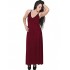 A20-223FB Long dress top - Bordeaux