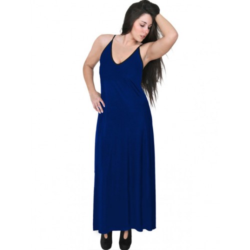 A20-223FB Long dress top - Royal Blue