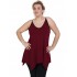 A20-223AB Alpha blouse with V neck - Bordeaux