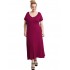 A20-223FK Long dress - Fuchsia