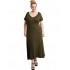 A20-223FK Long dress - Khaki