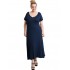A20-223FK Long dress - Navy Blue