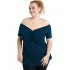 A20-224 Raglan strapless blouse - Petrol