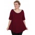 A20-227 Alpha blouse - Bordeaux