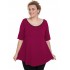 A20-227 Alpha blouse - Fuchsia