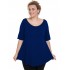 A20-227 Alpha blouse - Royal Blue