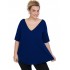 A20-227V Alpha blouse - Royal Blue