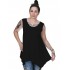 A20-228B Alpha blouse top - Black
