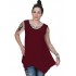 A20-228B Alpha blouse top - Bordeaux