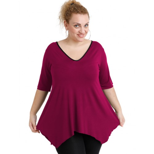 A20-228V Alpha blouse - Fuchsia