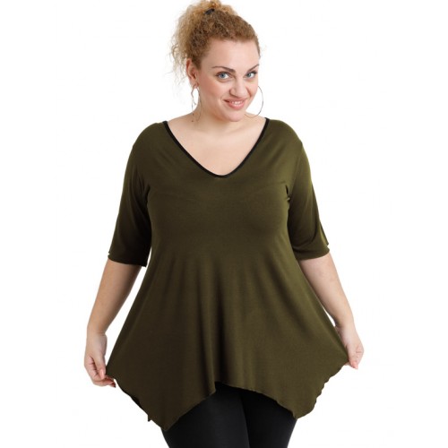 A20-228V Alpha blouse - Khaki