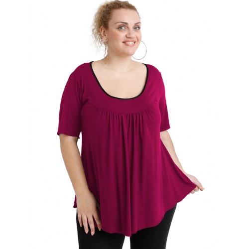 A20-244 Evaze blouse - Fuchsia