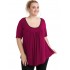 A20-244 Evaze blouse - Fuchsia