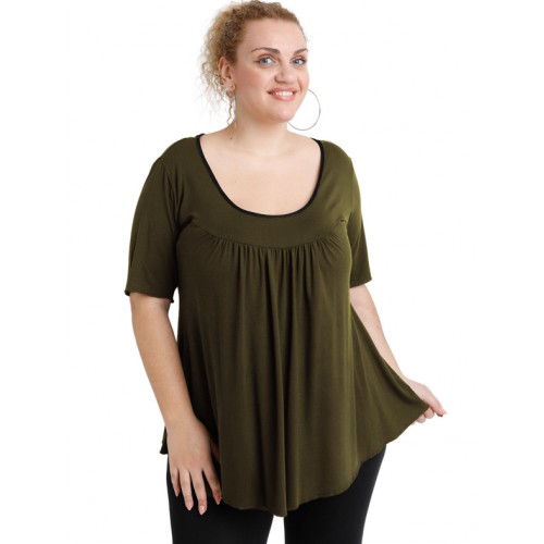 A20-244 Evaze blouse - Khaki