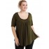 A20-244 Evaze blouse - Khaki