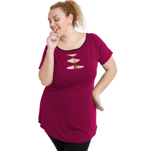 A20-246 Classic blouse - Fuchsia